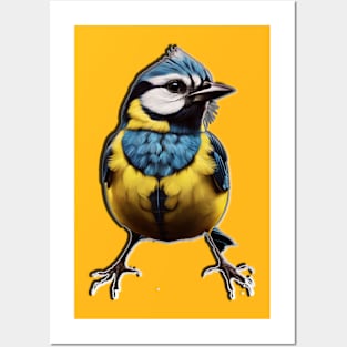 curious bird icon Posters and Art